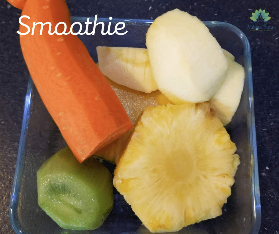 Smoothie naturopathie bien-être fruits et légumes de saison